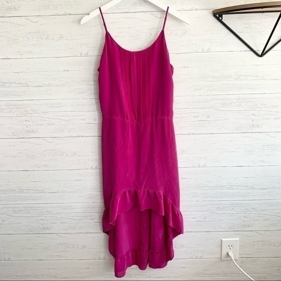 Anthropologie Sunday in Brooklyn Pink Hi Low Dress - Picture 1 of 8